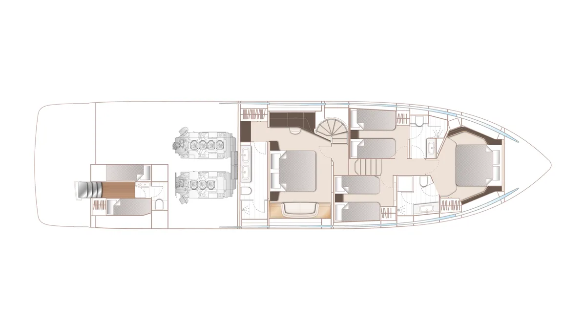 Lower deck